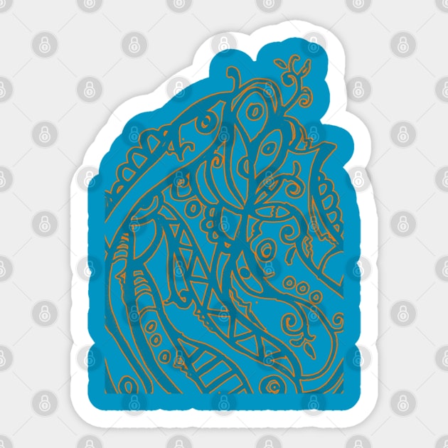 Very beautiful decorative transparent abstract lines Sticker by JNAA